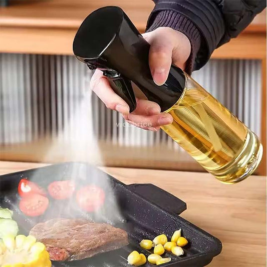 Reusable Oil Spray Bottle – Olive Oil & Vinegar Sprayer for Cooking, BBQ & Baking