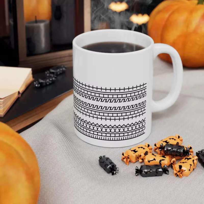 Tasse à café en céramique – Tasse sarcasme à message caché – Grès réutilisable de style américain – Cadeau drôle pour collègues, femmes et hommes