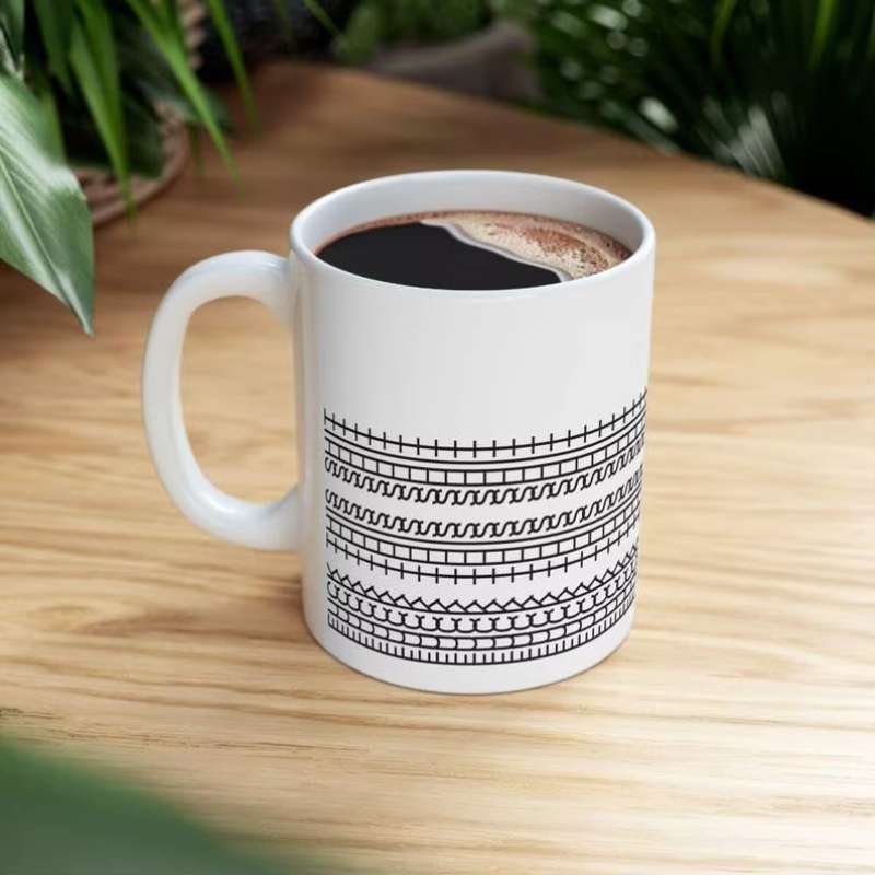 Ceramic Coffee Mug – Hidden Message Sarcastic Cup – American Style Reusable Stoneware – Funny Coworker Gag Gift for Women & Men