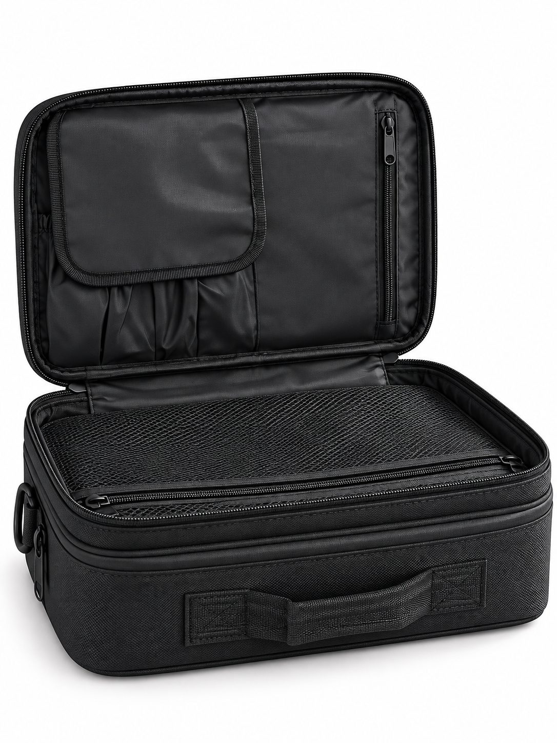24 x 34 cm Multi-Compartment Carrying Case – Protective Storage Bag with Shoulder Strap for Electronics, Tools & Accessories
