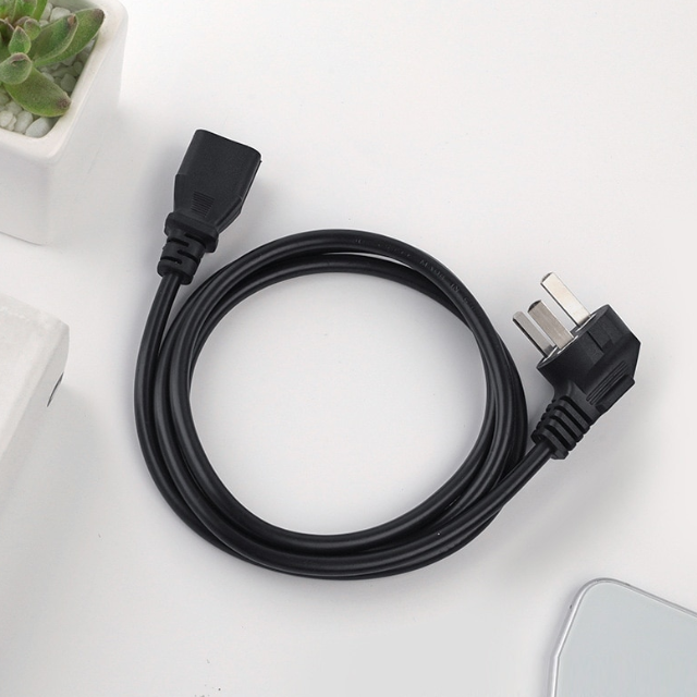 Original 1.8M Laptop Power Cable – UK Plug to C5 3-Pin Cloverleaf Power Lead