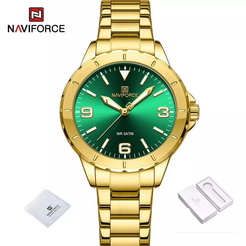 Montre femme NAVIFORCE en acier inoxydable (NF5022) 