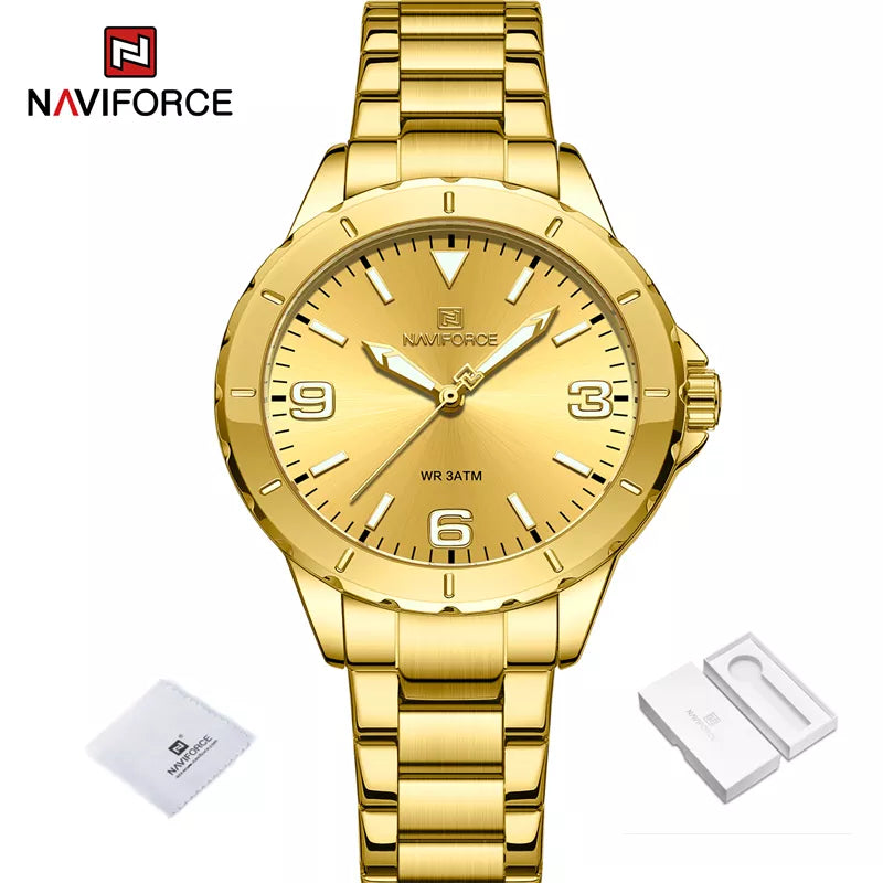 Montre femme NAVIFORCE en acier inoxydable (NF5022) 