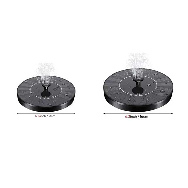 Outdoor Solar Birdbath Fountain – Floating Garden Waterfall Decoration for Pool & Patio