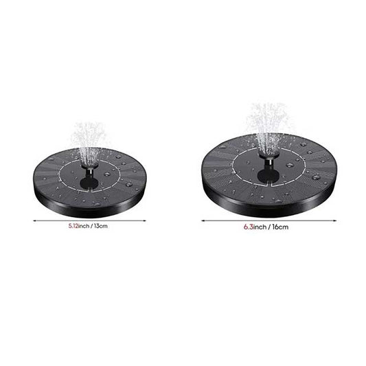 Outdoor Solar Birdbath Fountain – Floating Garden Waterfall Decoration for Pool & Patio