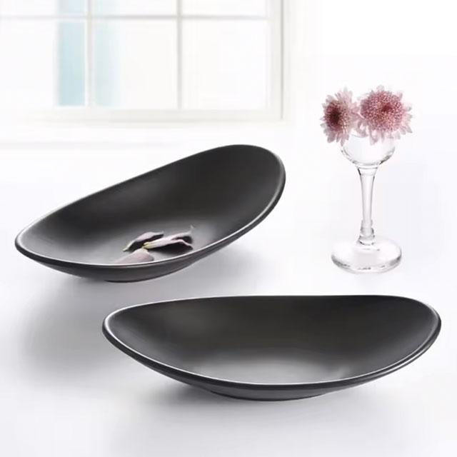 Oval Black Ring Dish | Jewelry & Key Tray Organizer | Decorative Dish for Kitchen & Home Décor