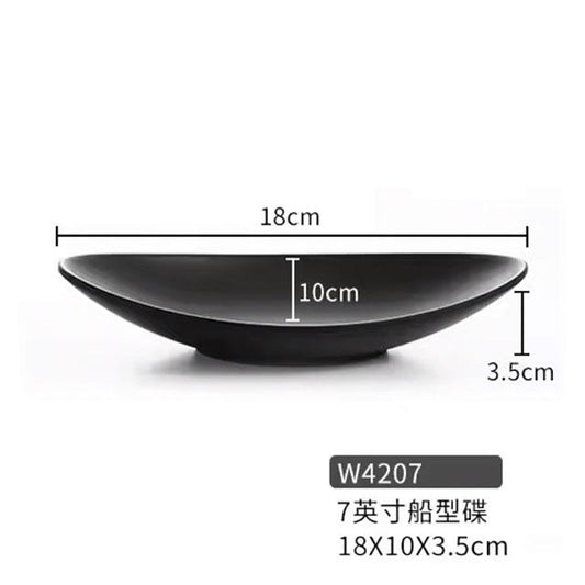 Oval Black Ring Dish | Jewelry & Key Tray Organizer | Decorative Dish for Kitchen & Home Décor