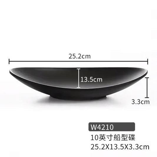 Oval Black Ring Dish | Jewelry & Key Tray Organizer | Decorative Dish for Kitchen & Home Décor