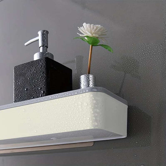 Over-the-Toilet Bathroom Storage Cabinet Rack – Wall-Mounted "Hole-Free" Multifunctional Artifact – Space-Saving Above-Toilet Shelf Organizer – Drill-Free High-Capacity Bathroom Cabinet (White)