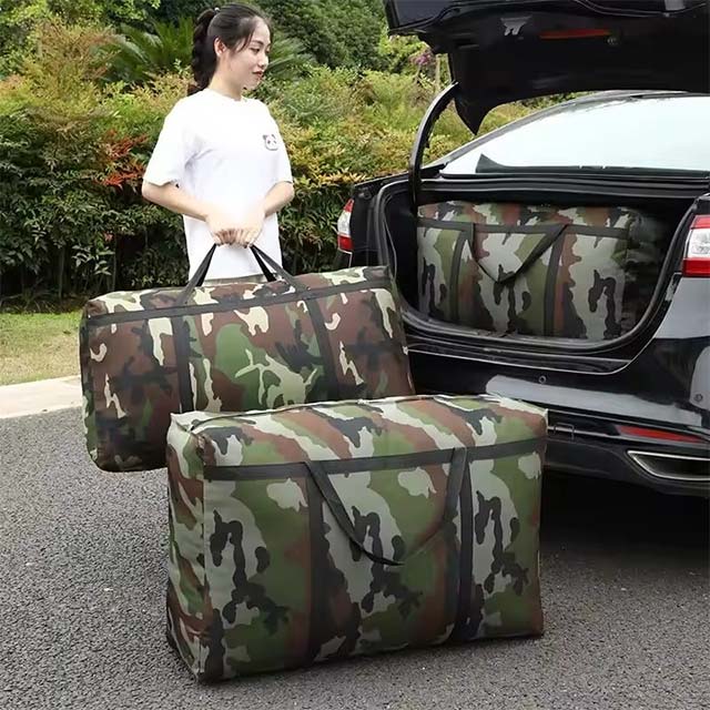 Large-Capacity Oxford Cloth Moving Bag – Waterproof & Wear-Resistant Handbag for Packing & Student Clothing Storage