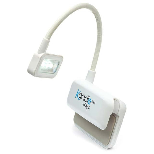 Ozeri Kafa LED Reading Light - Compact Clip-On Book Light for Books &amp; eReaders, White