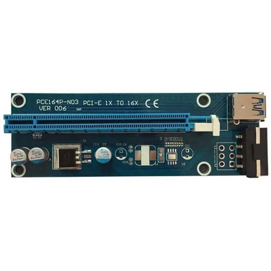PCI-E Express USB 3.0 - Pcie PCI-E Express 1X To 16X - GPU Extender Riser Card Adapter