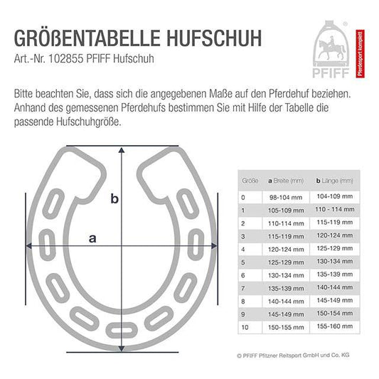 PFIFF 102855-Horse Hoof Boot Treatment Shoe