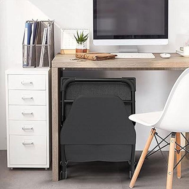 PIKFOS Folding Cot – 5-Level Adjustable, Lightweight & Breathable Compact Bed for Indoor & Outdoor Use