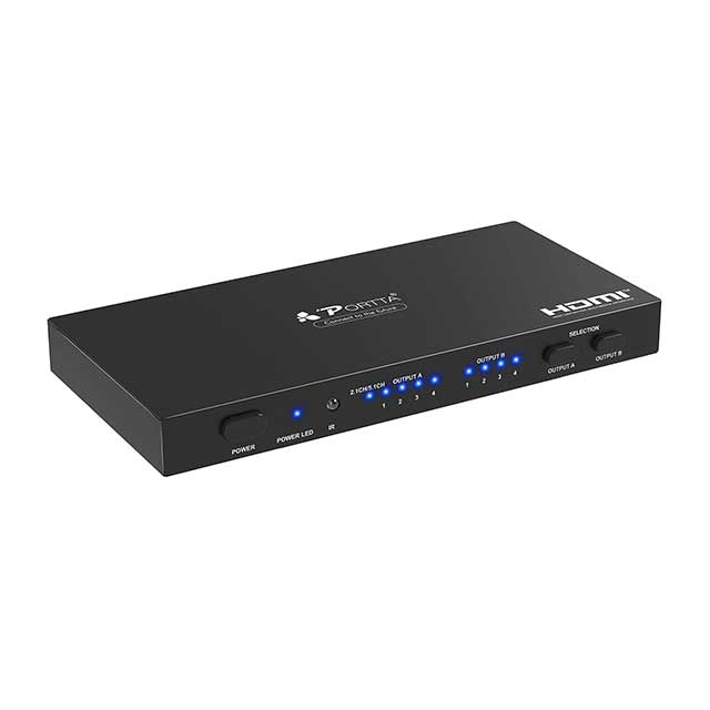 PORTTA 4K HDMI Matrix 4×2 Switch