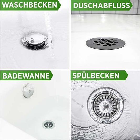 PRINOX® Drain Cleaner 1000 ml Extra Strong – Professional Pipe Cleaner for Removing Hair, Food Leftovers &amp; Heaviest Blockages – Pipe-Free Solution Against Stubborn Blockages &amp; Bad Odours – Biodegradable