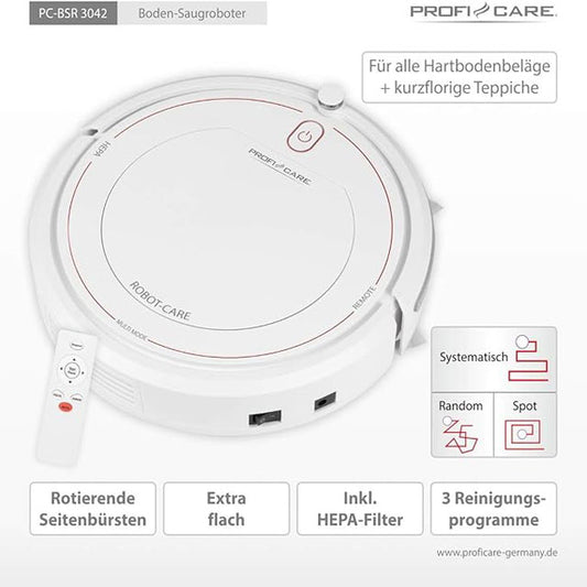 PROFI CARE WAVE Saugrob PC-BSR 3042 mit FB wh – Professioneller Industriesaugerroboter für effiziente Reinigung