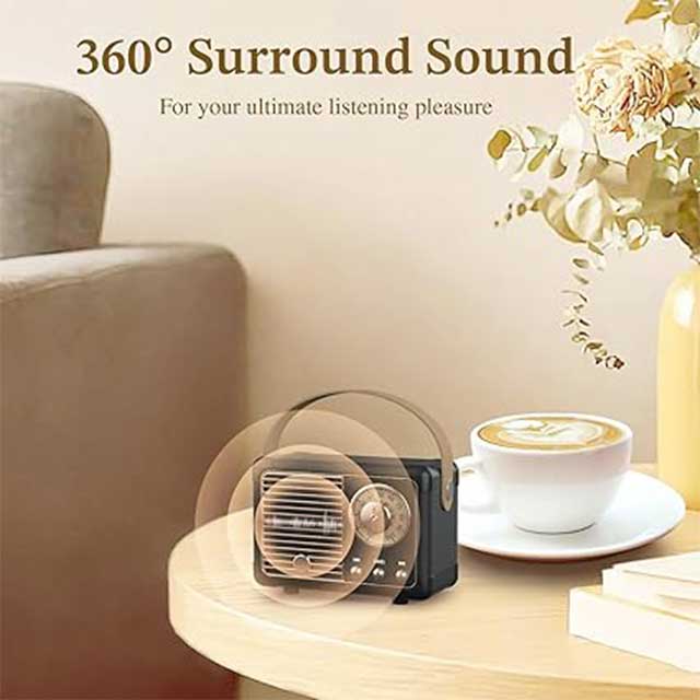 PRUNUS J-999 Mini Bluetooth Speaker with FM Radio