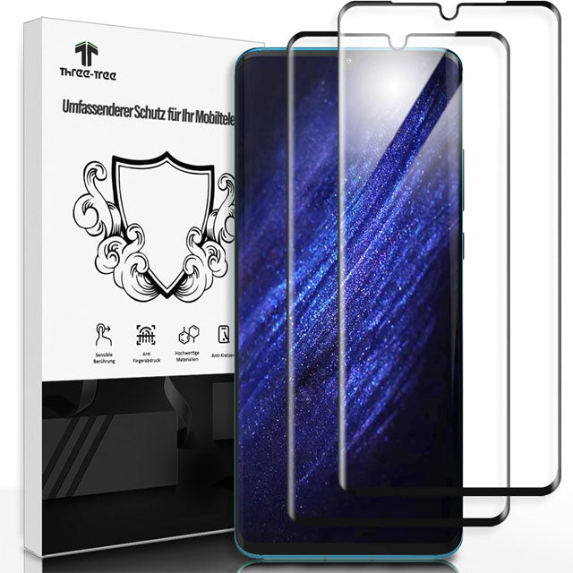 Pack of 2 Premium 3D Full Coverage Tempered Glass Screen Protectors – 9H Hardness, Anti-Scratch HD Clear Film