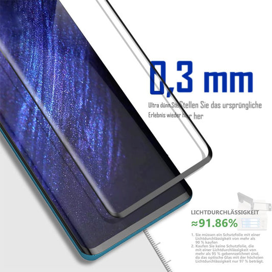 Pack of 2 Premium 3D Full Coverage Tempered Glass Screen Protectors – 9H Hardness, Anti-Scratch HD Clear Film