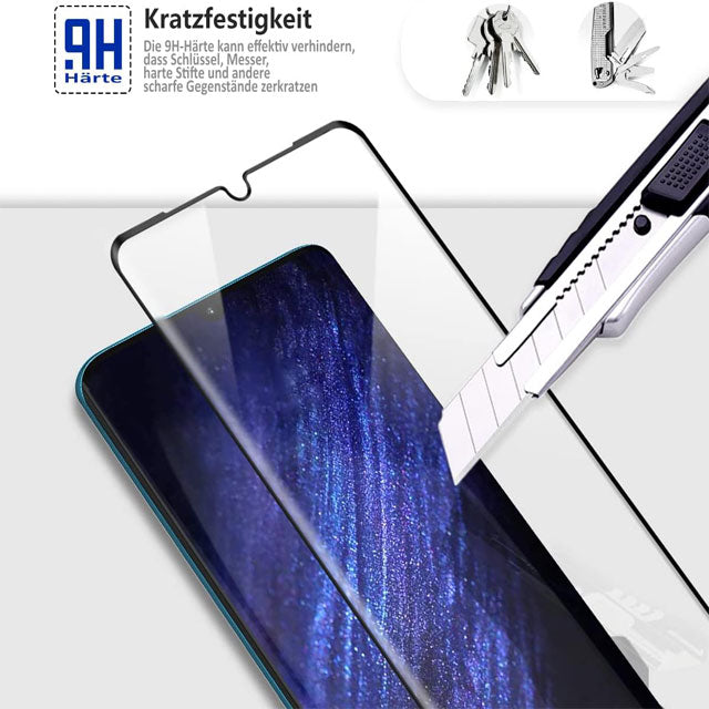 Pack of 2 Premium 3D Full Coverage Tempered Glass Screen Protectors – 9H Hardness, Anti-Scratch HD Clear Film