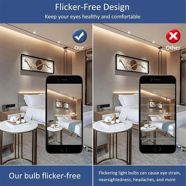 Pack of 6 GU10 LED Light Bulbs – Natural White 4000K, 5W, 500 Lumens with 120° Beam Angle, MR16 230V Reflector Lamp, Replaces 50W Halogen, Non-Dimmable