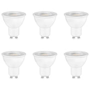 Pack of 6 GU10 LED Light Bulbs – Natural White 4000K, 5W, 500 Lumens with 120° Beam Angle, MR16 230V Reflector Lamp, Replaces 50W Halogen, Non-Dimmable