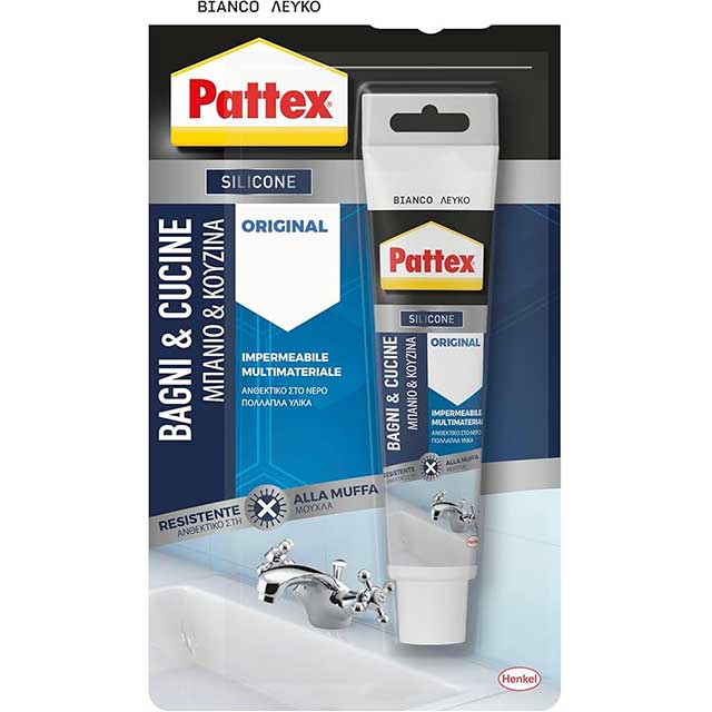 Pattex 50ml Silicone Sealant Tube