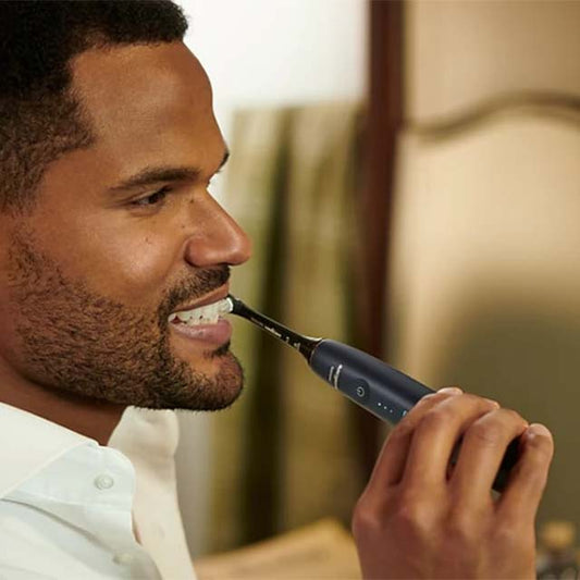 Philips Sonicare Genuine A3 Premium All-in-One Replacement Toothbrush Heads- 2 Brush Heads- Black