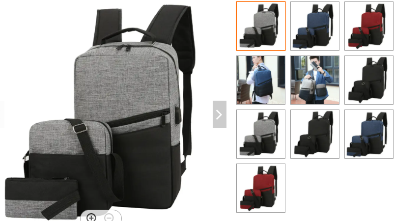 Three-piece School  Three-piece School Backpack (EGB005)