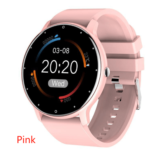 Nouvelle montre connectée pour hommes et femmes - Suivi d'activité en temps réel, moniteur de fréquence cardiaque, montre de sport pour Android et iOS