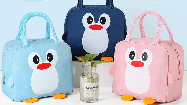 Kawaii Cartoon Portable Insulated Thermal Picnic Food Thickened Lunch Bag (EGB239)