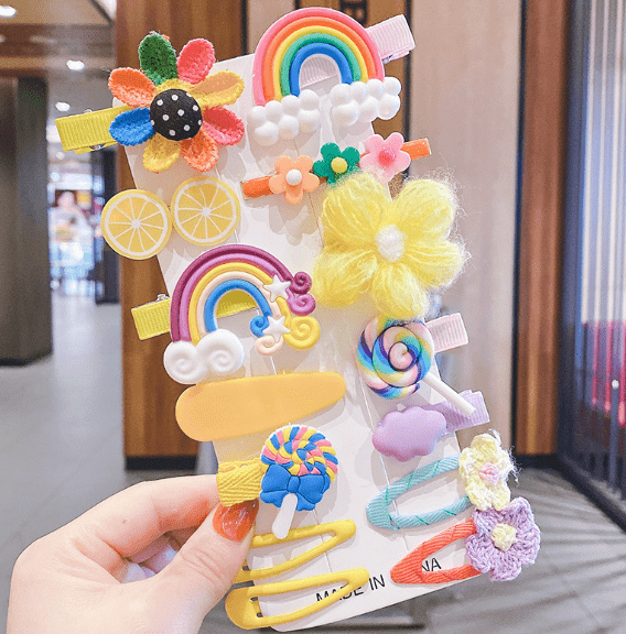Sweet Candy Cartoon Hair Accessories for Girls Cute Hairpins & Headdress for Kids