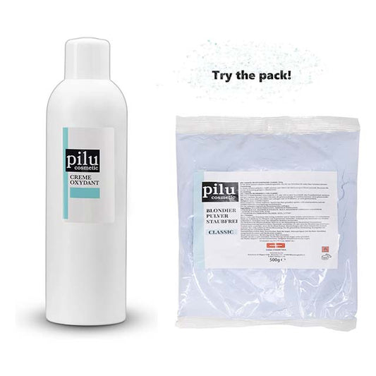 Pilu Cosmetic Blonding Powder 500g – Ultra-Strong Blue Dust Free Bleaching Powder (Up to 7 Shades, Mild Blonding &amp; Anti-Yellowing, Classic Dust Free)