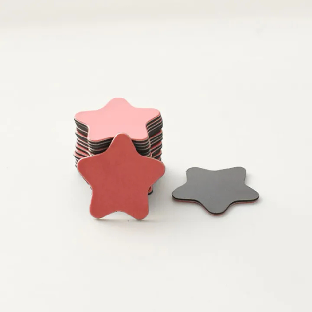 Pink Star Magnetic Blackboard – DEMOO Kids Fridge Sticker for Drawing & Learning