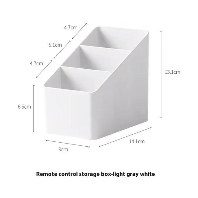 Plastic Desktop Storage Box | Office & Cosmetic Organizer | Remote Control & Debris Collector for Living Room & Dormitory