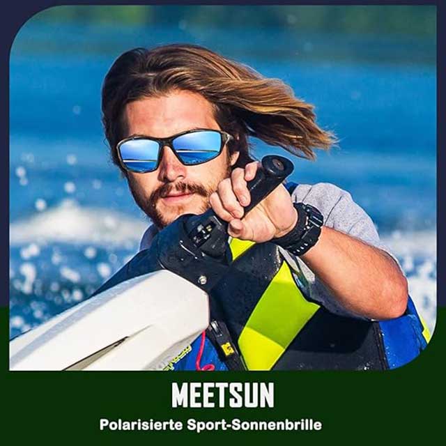 Polarized Sports Sunglasses for Men & Women – UV400 Protection Eyewear for Driving, Cycling, Fishing & Outdoor Activities