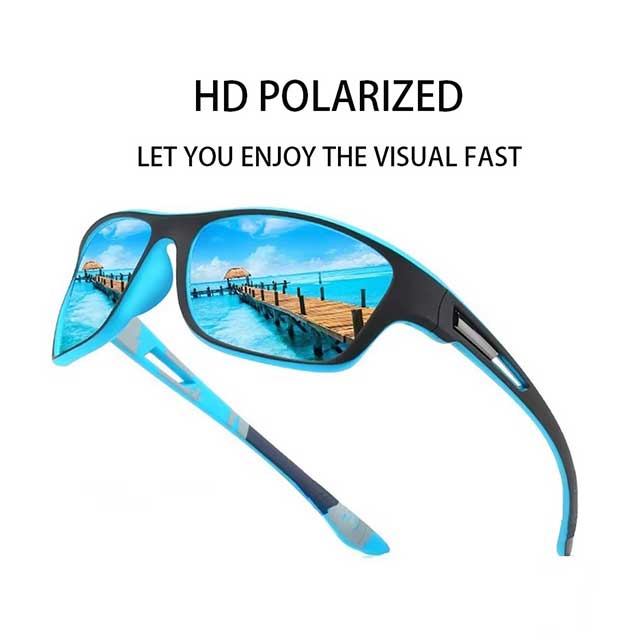 Polarized Sports Sunglasses for Men & Women – UV400 Anti-Glare Eyewear for Driving, Cycling & Fishing