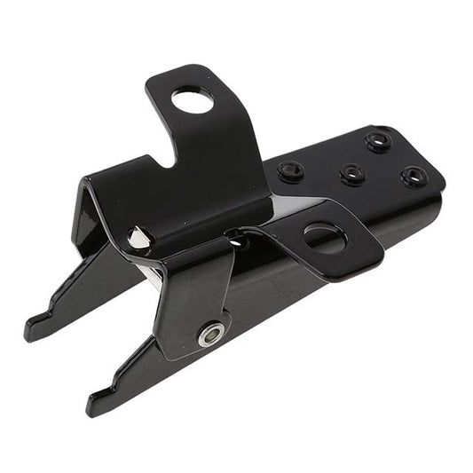 PopEye Retro 25mm-30mm Folding Custom Motorcycle &amp; Bike Frame Foot Pegs – Black Metal Pedals