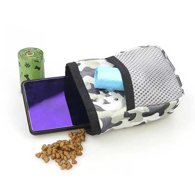 Portable Dog Training Treat Bag – Oxford Fabric Waist Pouch for Pet Snacks, Outdoor Walking & Training