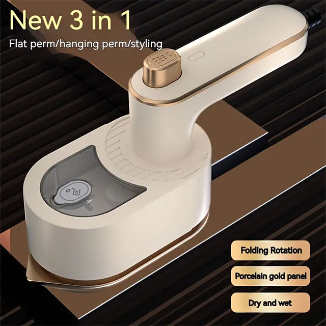 Portable Mini Steam Iron for Clothes – 180° Foldable Handheld Steamer with Fast Heating | Compact Travel Iron for Home, College & Travel - US Plug