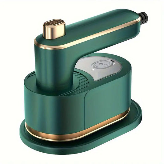 Mini fer à vapeur portable pour vêtements – Défroisseur vapeur pliable à 180° avec chauffe rapide | Fer de voyage compact pour la maison, les études et les déplacements – Prise américaine 