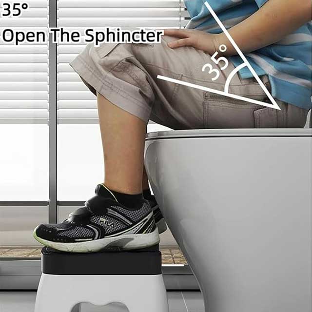 Portable Toilet Squat Stool – Non-Slip Removable Bathroom Footrest for Adults | Home Toilet Seat Squatting Aid
