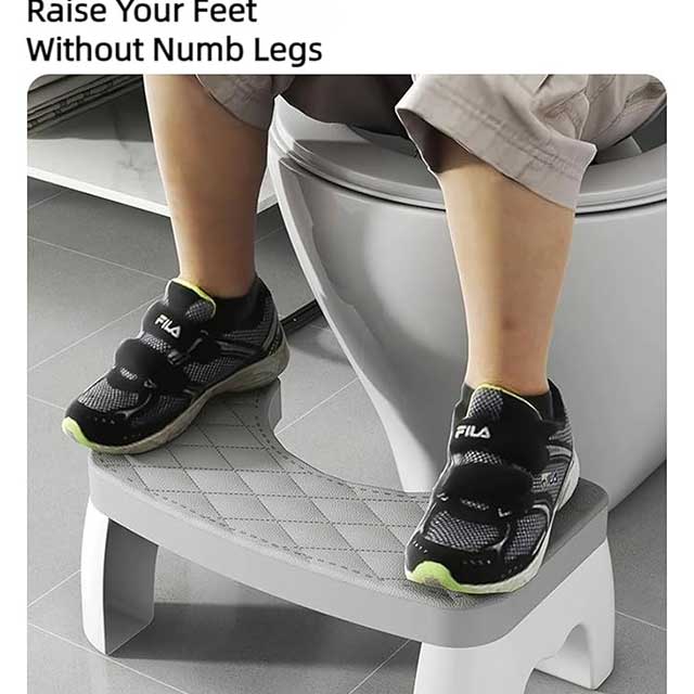 Portable Toilet Squat Stool – Non-Slip Removable Bathroom Footrest for Adults | Home Toilet Seat Squatting Aid