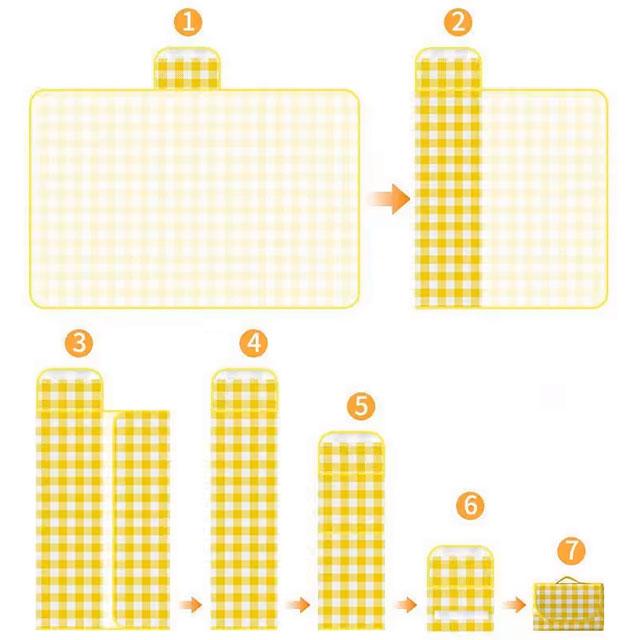 Portable Waterproof Camping Mat – Large, Moisture-Proof Picnic Blanket with Carry Bag for Hiking, Beach & Outdoor Activities