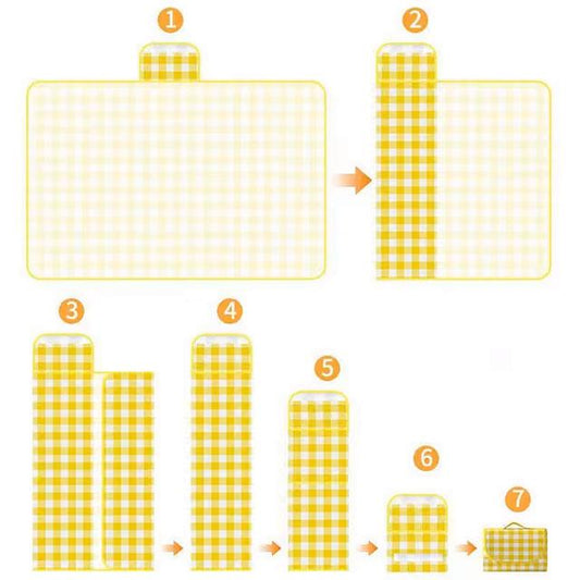 Portable Waterproof Camping Mat – Large, Moisture-Proof Picnic Blanket with Carry Bag for Hiking, Beach & Outdoor Activities