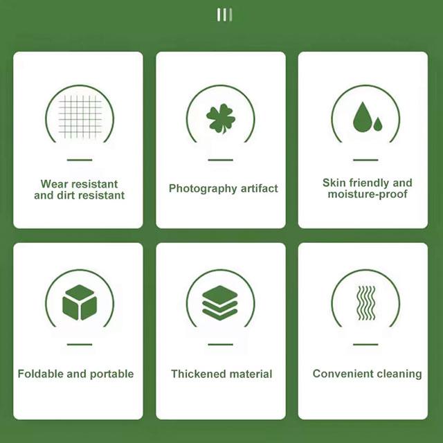 Portable Waterproof Camping Mat – Large, Moisture-Proof Picnic Blanket with Carry Bag for Hiking, Beach & Outdoor Activities