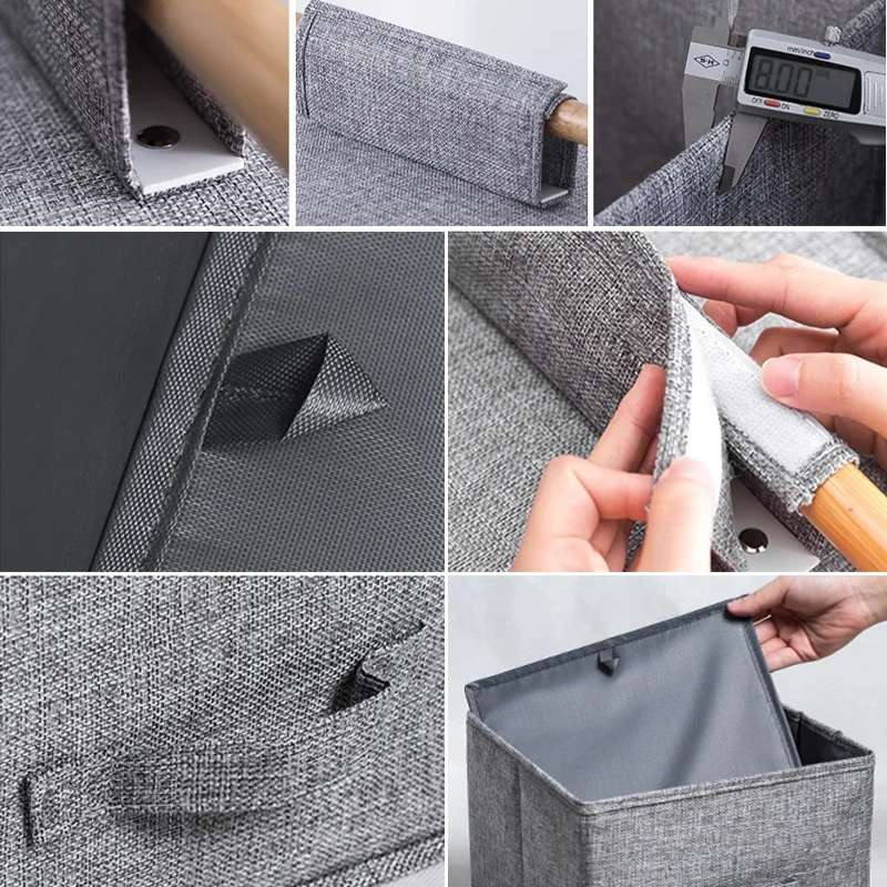 [25*25*18cm] Portable Hanging Wardrobe Organizer – 1-Layer Drawer-Style Storage Bag – Washable Fabric Wardrobe Organizer Box – Space-Saving Closet Hanging Shelf for Clothes & Accessories