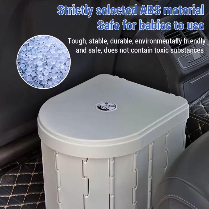 Portable Outdoor Folding Toilet for Camping – Car-Mounted Travel Potty ...
