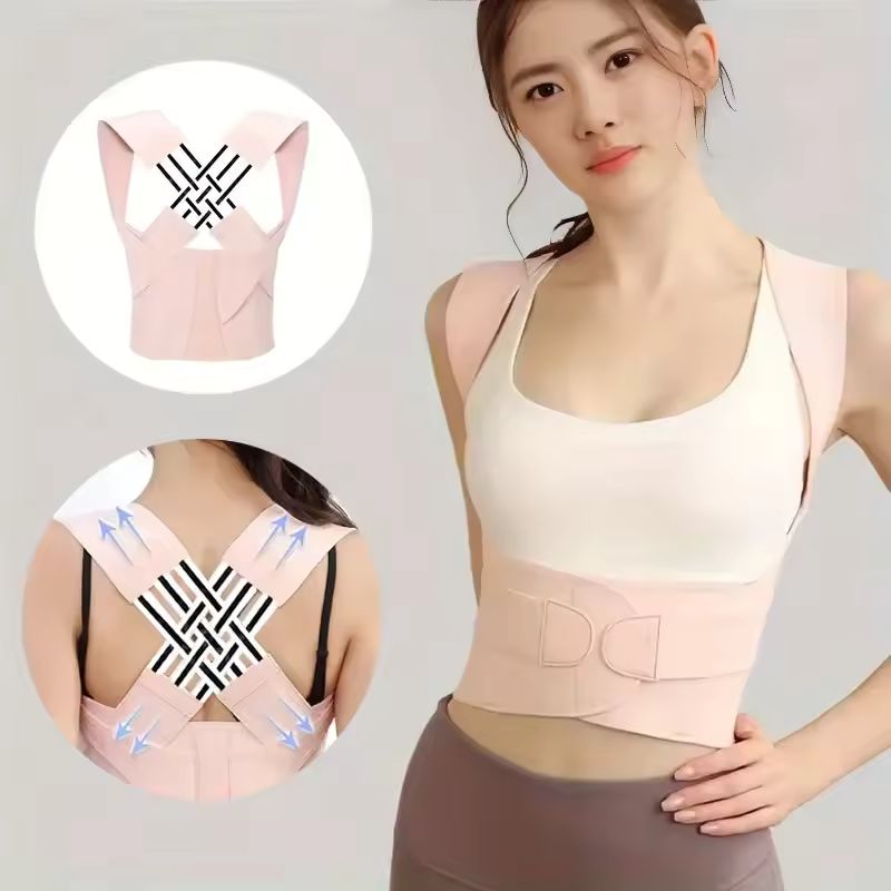 Posture Corrector for Women and Men – Adjustable Shoulder Back Brace, Upper & Middle Spine Straightener for Adults (13+)